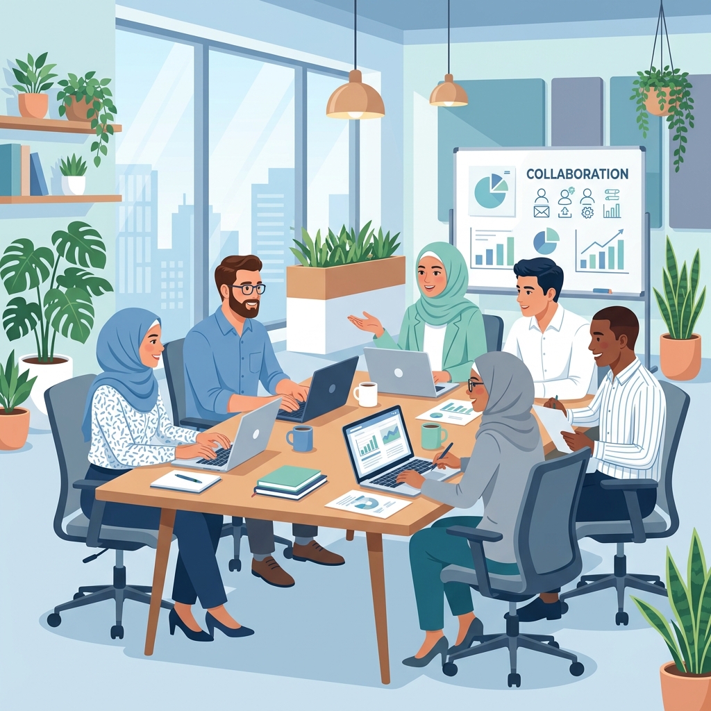Workspace Illustration
